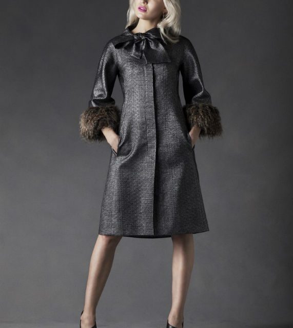 Black Wool Coat by Maire Forkin Dublin