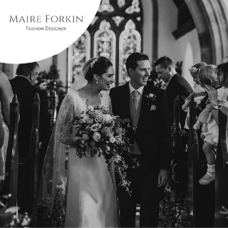 Classic Wedding Dress by Maire Forkin Designs