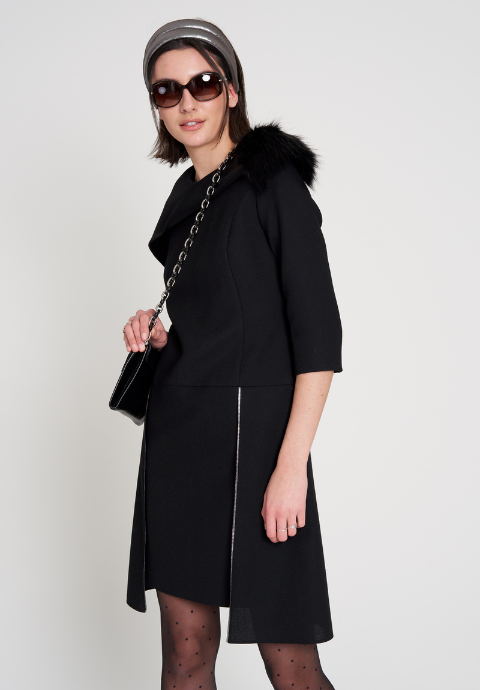 Ivanka Wool Flapper Dress by Maire Forkin