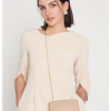 Linea Silk Cream Top & Skirt - Size 8 - Image 4