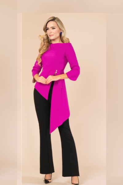 Sariea Fuschia Pink Top Maire Forkin Designs, Dublin