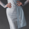 Ara Ice Blue midi dress with separate mesh top: Size 10 - Image 2