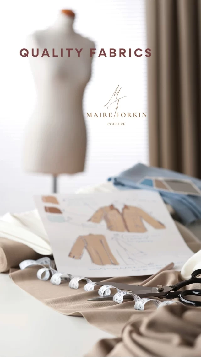 QUALITY TAILORING STARTS WITH QUALITY FABRIC
"We believe elegance begins with the fabric. Our luxurious materials are sourced from the finest Italian and French mills, offering unmatched quality, softness, and style. Perfect for timeless, tailored looks that feel as beautiful as they look". ✨

 #QualityFabric #LuxuryFashion #maireforkindesigns #CustomCouture #RoyalAscotStyle #IrishDesign